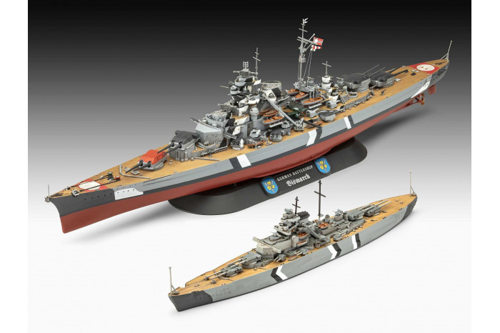 Gift-Set loď 05637 - The Legendary Bismarck (1:700 + 1:1200)