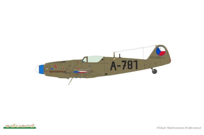 Avia S-199 s vypuklým krytom kokpitu (1:72) - 70151