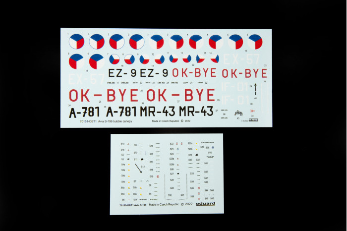 Avia S-199 s vypuklým krytom kokpitu (1:72) - 70151