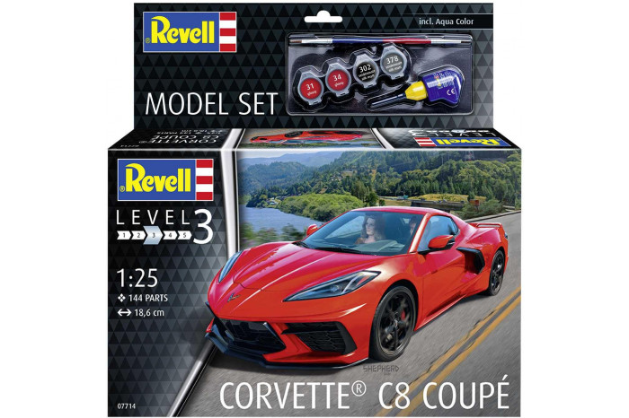 ModelSet auto 67714 - Corvette C8 Coupé (1:24)