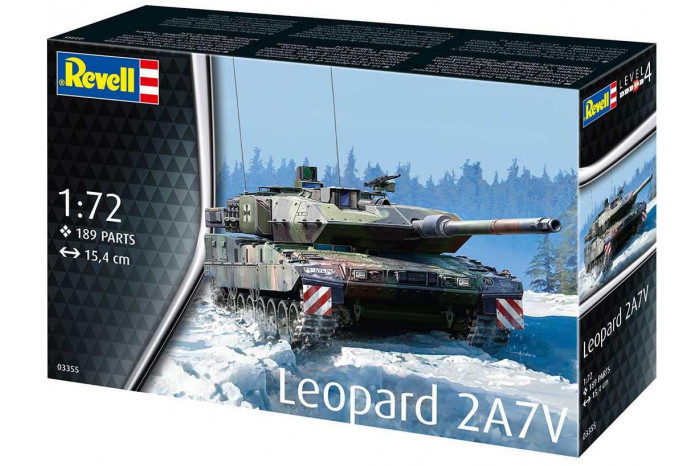 Plastic ModelKit tank 03355 - Leopard 2 A7V (1:72)