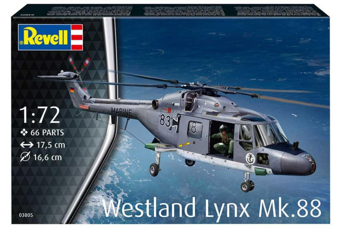 Plastic ModelKit vrtulník 03805 - Westland Lynx (1:72)