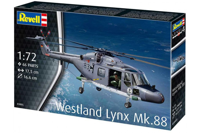 Plastic ModelKit vrtulník 03805 - Westland Lynx (1:72)