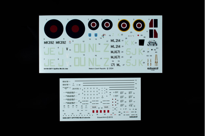 Spitfire Mk. IXc pozdná verzia (1:48) - 84199