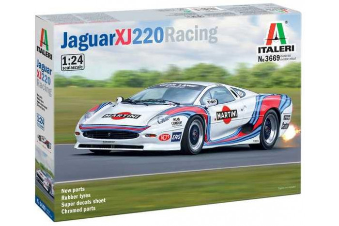 Model Kit auto 3669 - Jaguar XJ 220 Race Car (1:24)