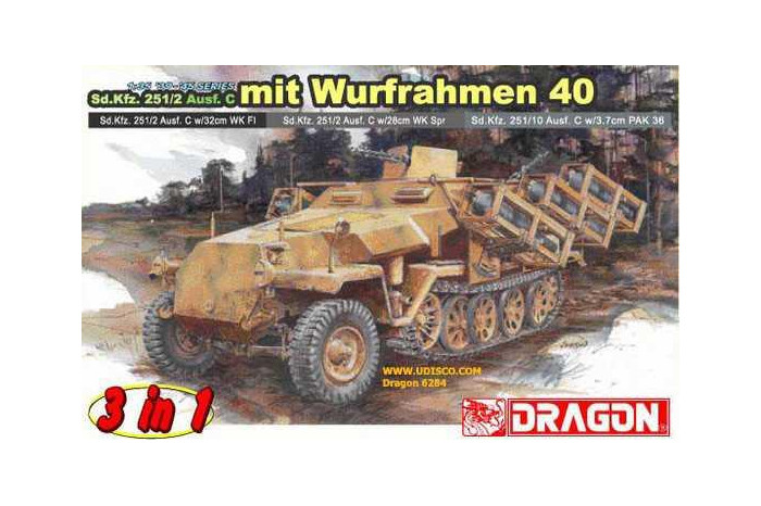 Model Kit military 6284 - Sd.Kfz.251 Ausf.C mit WURFRAHMEN 40 (1:35)