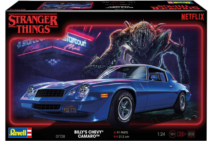 Plastic ModelKit STRANGER THINGS auto 07728 - Chevy Camaro Z/28 (1:25)