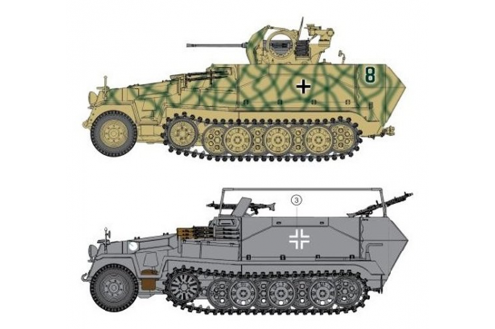 SD. KFZ. 251/17 AUSF.C/COMMAND VERSION (1:35) - 6592