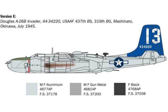 Model Kit letadlo 1274 - A-26 A/B Invader (1:72)