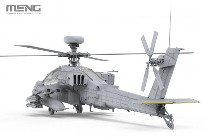 AH-64 D Saraf - Heavy Attack Helicopter (Israeli Air Force) (1:35) - 005