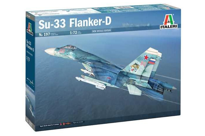 Model Kit letadlo 0197 - SUKHOI SU-27 D "SEA FLANKER" (1:72)