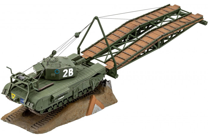 ModelSet military 63297 - Churchill A.V.R.E. (1:76)