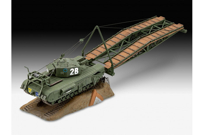 ModelSet military 63297 - Churchill A.V.R.E. (1:76)