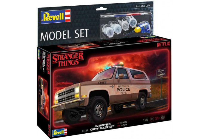 ModelSet STRANGER THINGS auto 67724 - 1985 Chevrolet K5 Blazer (1:25)