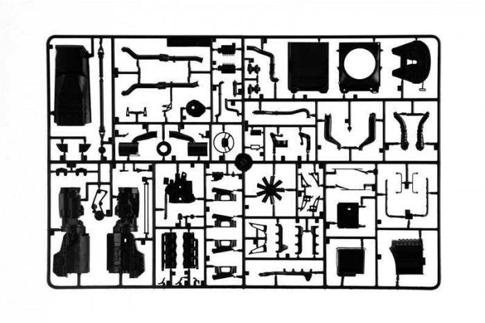 Model Kit truck 3971 - Scania S770 4x2 Normal Roof "Grey Cab" (1:24)
