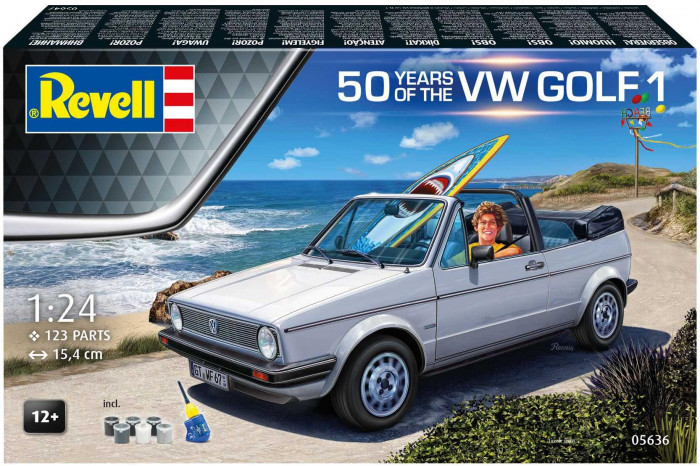 Gift-Set auto 05636 - 50 Years of the VW Golf 1 (1:24)