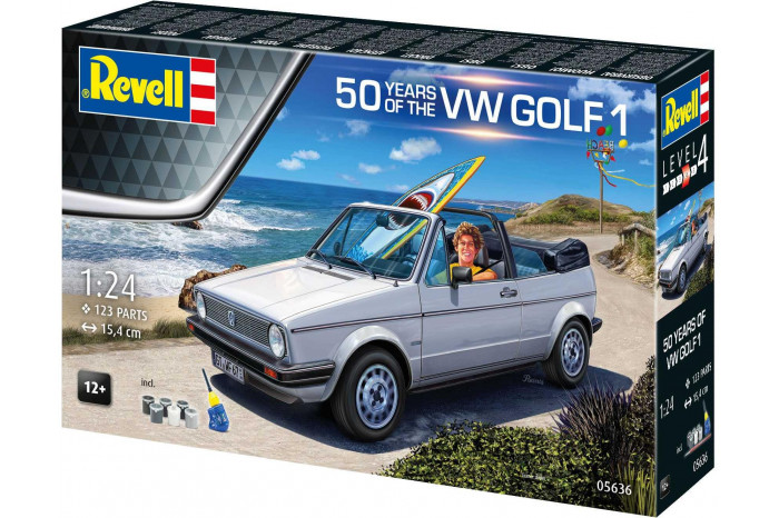 Gift-Set auto 05636 - 50 Years of the VW Golf 1 (1:24)