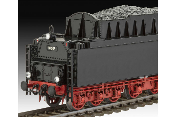 Plastic ModelKit lokomotiva 02167 - Express Locomotive BR 18 505 with Tender 2'3' T38 (1:87)