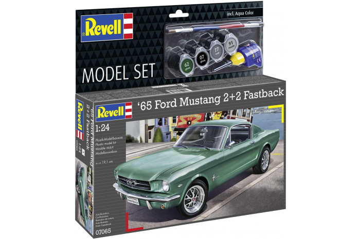 ModelSet auto 67065 - 1965 Ford Mustang 2+2 Fastback (1:24)