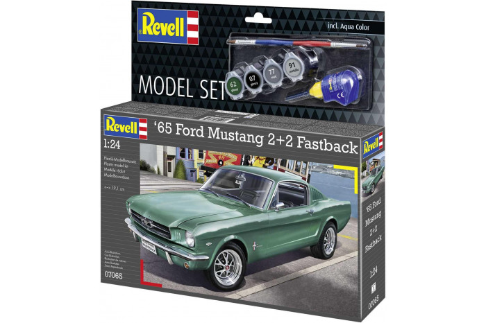 ModelSet auto 67065 - 1965 Ford Mustang 2+2 Fastback (1:24)