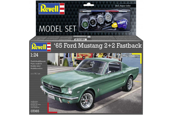 ModelSet auto 67065 - 1965 Ford Mustang 2+2 Fastback (1:24)