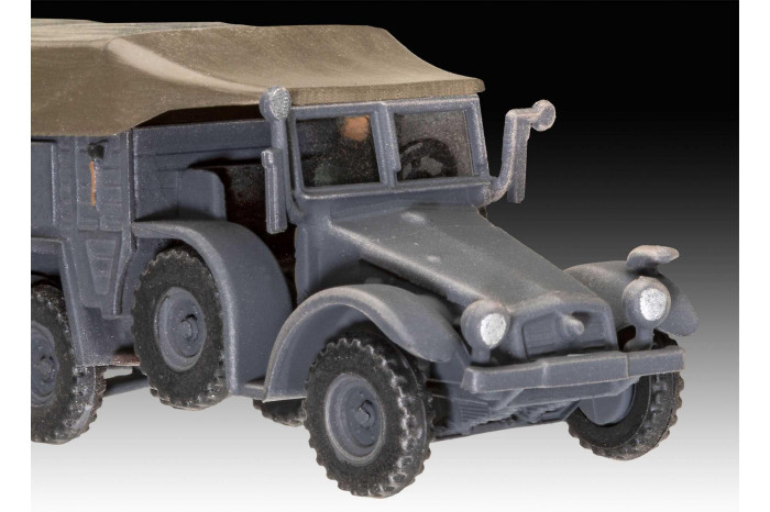 ModelSet military 63344 - Krupp Protze Kfz 69 with 3.7cm Pak (1:76)