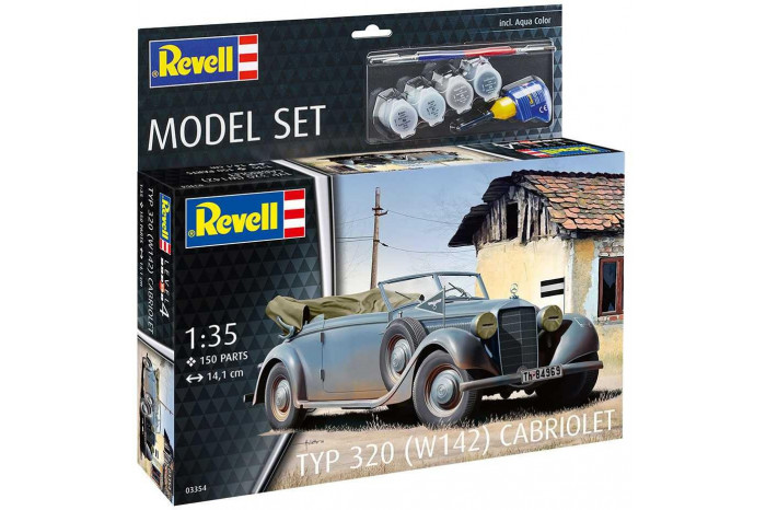 ModelSet auto 63354 - Typ 320 (W142) Cabriolet (1:35)