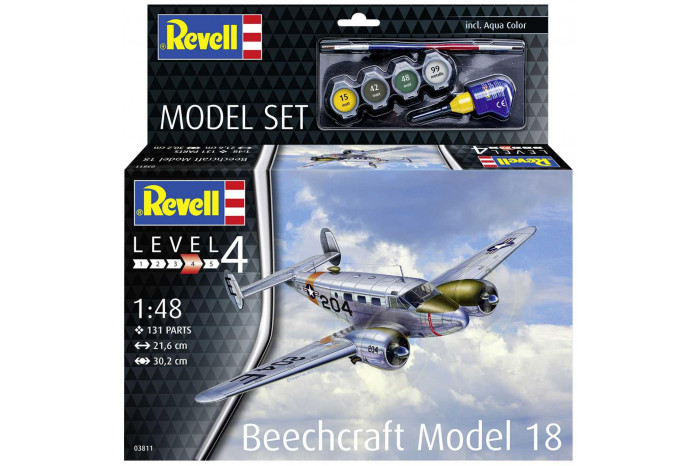ModelSet letadlo 63811 - Beechcraft Model 18 (1:48)