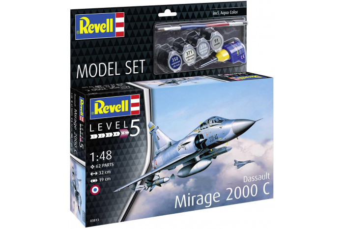 ModelSet letadlo 63813 - Dassault Mirage 2000C (1:48)