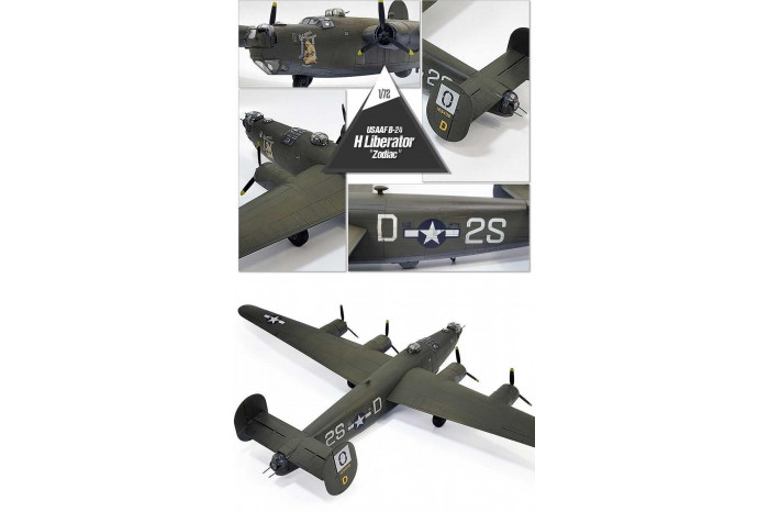 Model Kit letadlo 12584 - USAAF B-24H Liberator "Zodiac" (1:72)