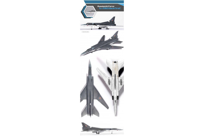 Model Kit letadlo 12636 - Russian Air Force Tu-22M3 Backfire C (1:144)