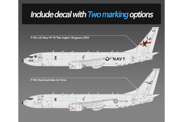 Model Kit letadlo 12635 - USN P-8A Poseidon (1:144)