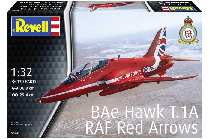 Plastic ModelKit letadlo 04284 - BAe Hawk "Red Arrows" (1:32)