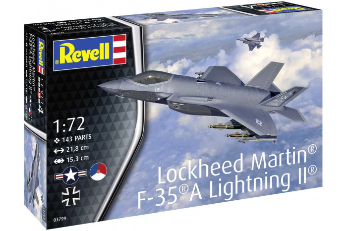 Plastic ModelKit letadlo 03799 - F-35A (1:72)