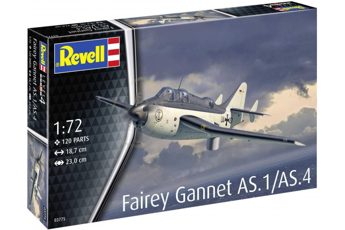 Plastic ModelKit letadlo 03775 - Fairey Gannet AS.1/AS.4 (1:72)
