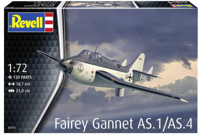 Plastic ModelKit letadlo 03775 - Fairey Gannet AS.1/AS.4 (1:72)