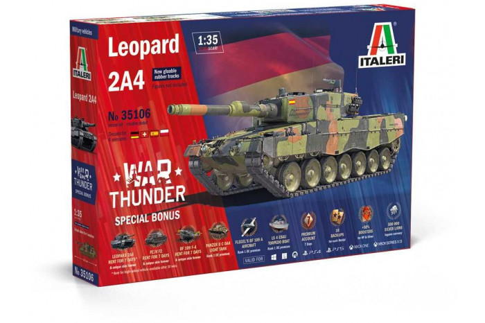 Model Kit War Thunder tank 35106 - Leopard 2A4 (1:48)