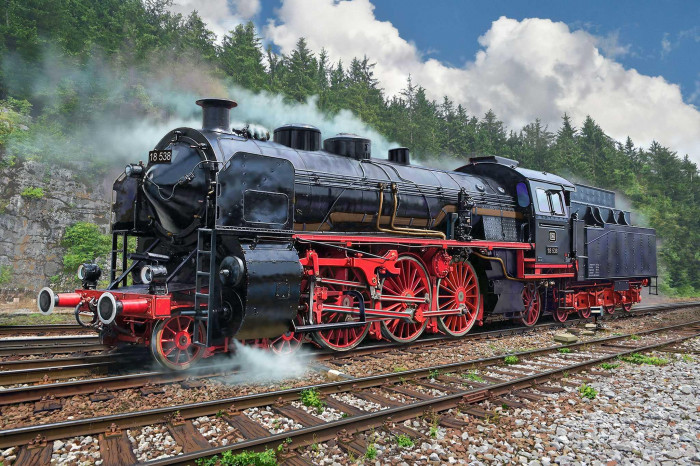 ModelSet lokomotiva 62168 - Express Loco S3/6 BR 18(5) with Tender (1:87)