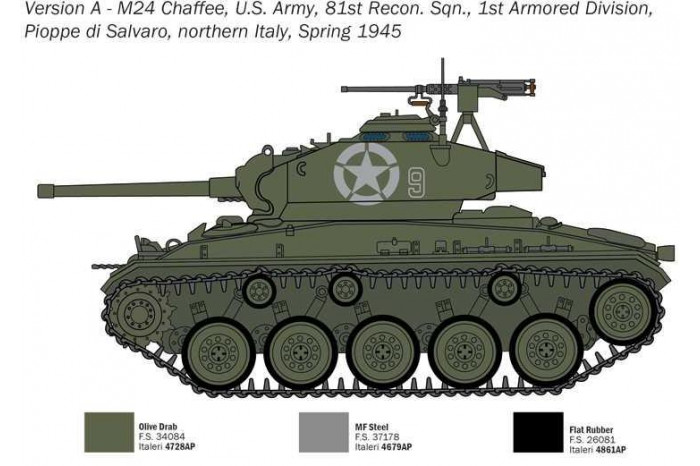 Model Kit tank 6761 - M24 "Chaffee" (1:35)
