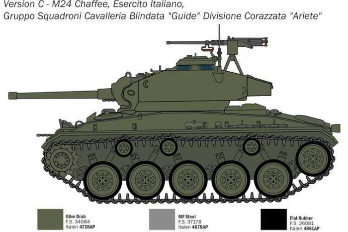 Model Kit tank 6761 - M24 "Chaffee" (1:35)