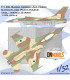 IAF F-16C Barak Israeli Camouflage Paint Masks Set (1:32) - 32/827-071