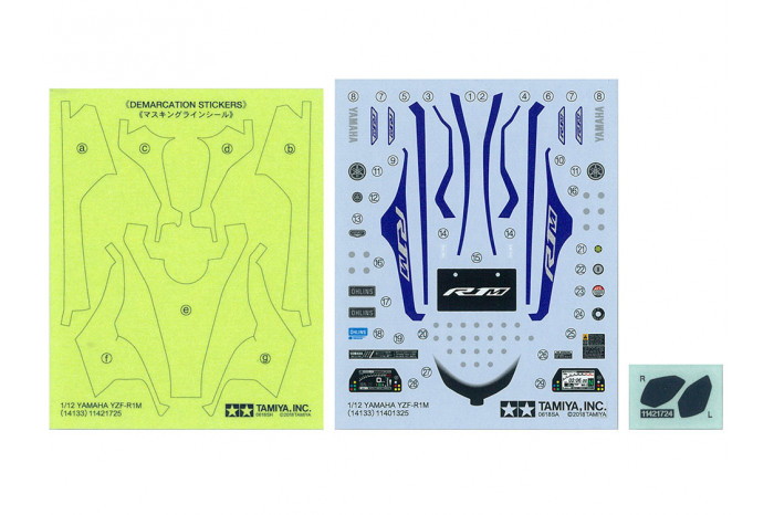 YAMAHA YZF-R1M (1:12) -133