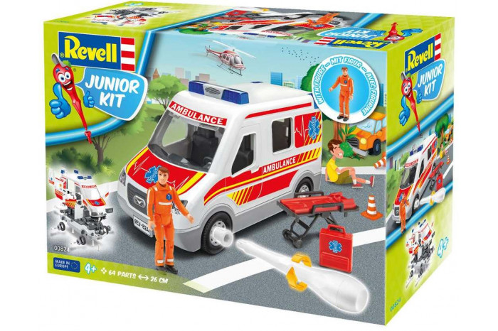 Junior Kit auto 00824 - Ambulance Car (1:20)