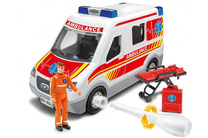 Junior Kit auto 00824 - Ambulance Car (1:20)