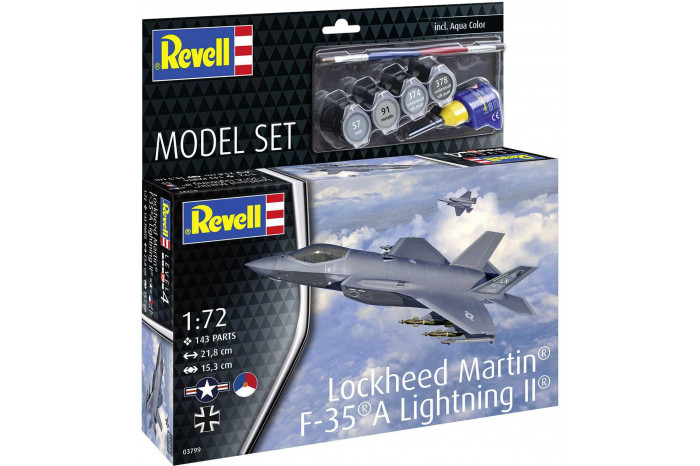 ModelSet letadlo 63799 - Lockheed Martin® F-35®A Lightning II® (1:72)