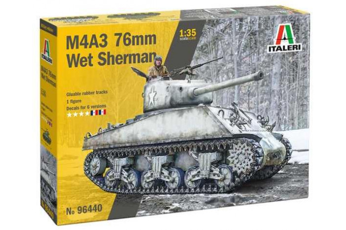 Model Kit tank 96440 - Sherman M4A3 Wet (1:35)