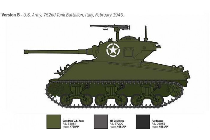 Model Kit tank 96440 - Sherman M4A3 Wet (1:35)