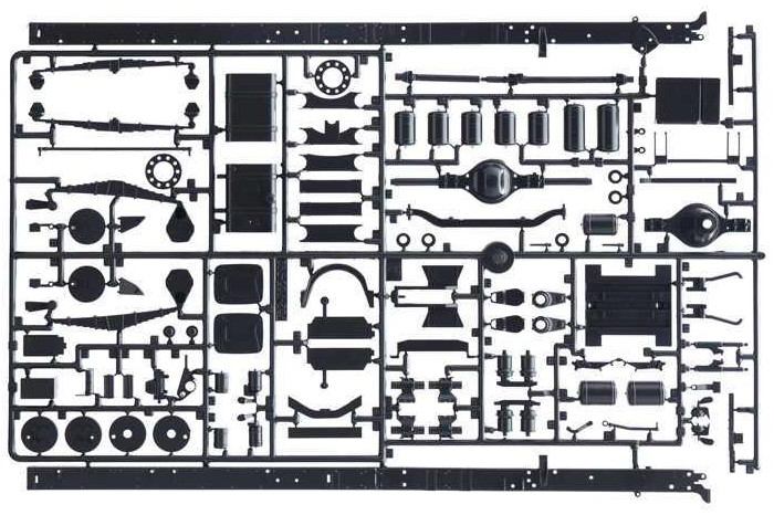 Model Kit truck 90762 - Scania 142H 6x2 Canvas (1:24)