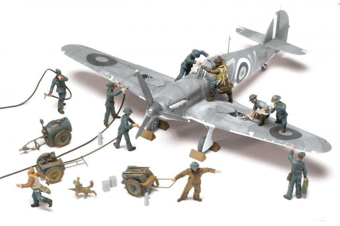 Classic Kit diorama A04702 - WWII RAF Ground Crew (1:48) - nová forma