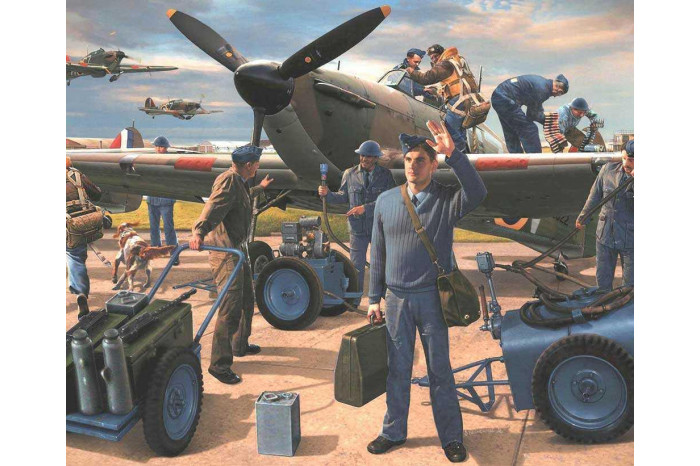 Classic Kit diorama A04702 - WWII RAF Ground Crew (1:48) - nová forma
